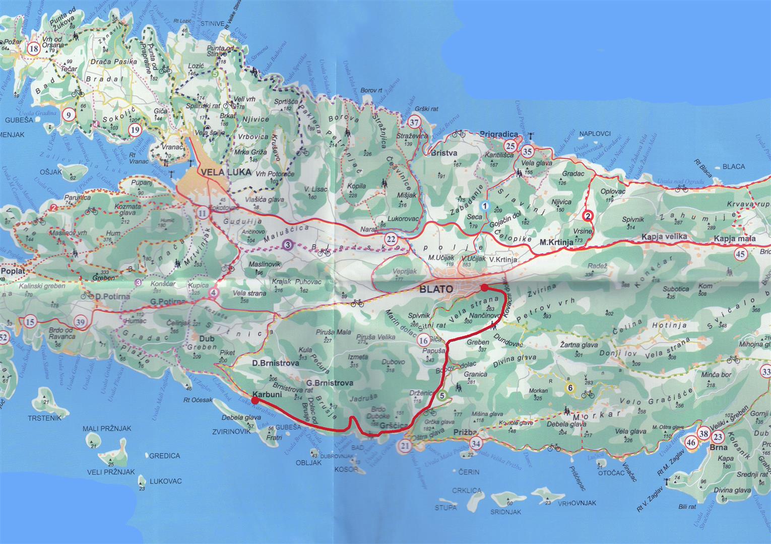 Wandern Insel Korcula | Die besten Wanderwege auf der Insel Korcula √