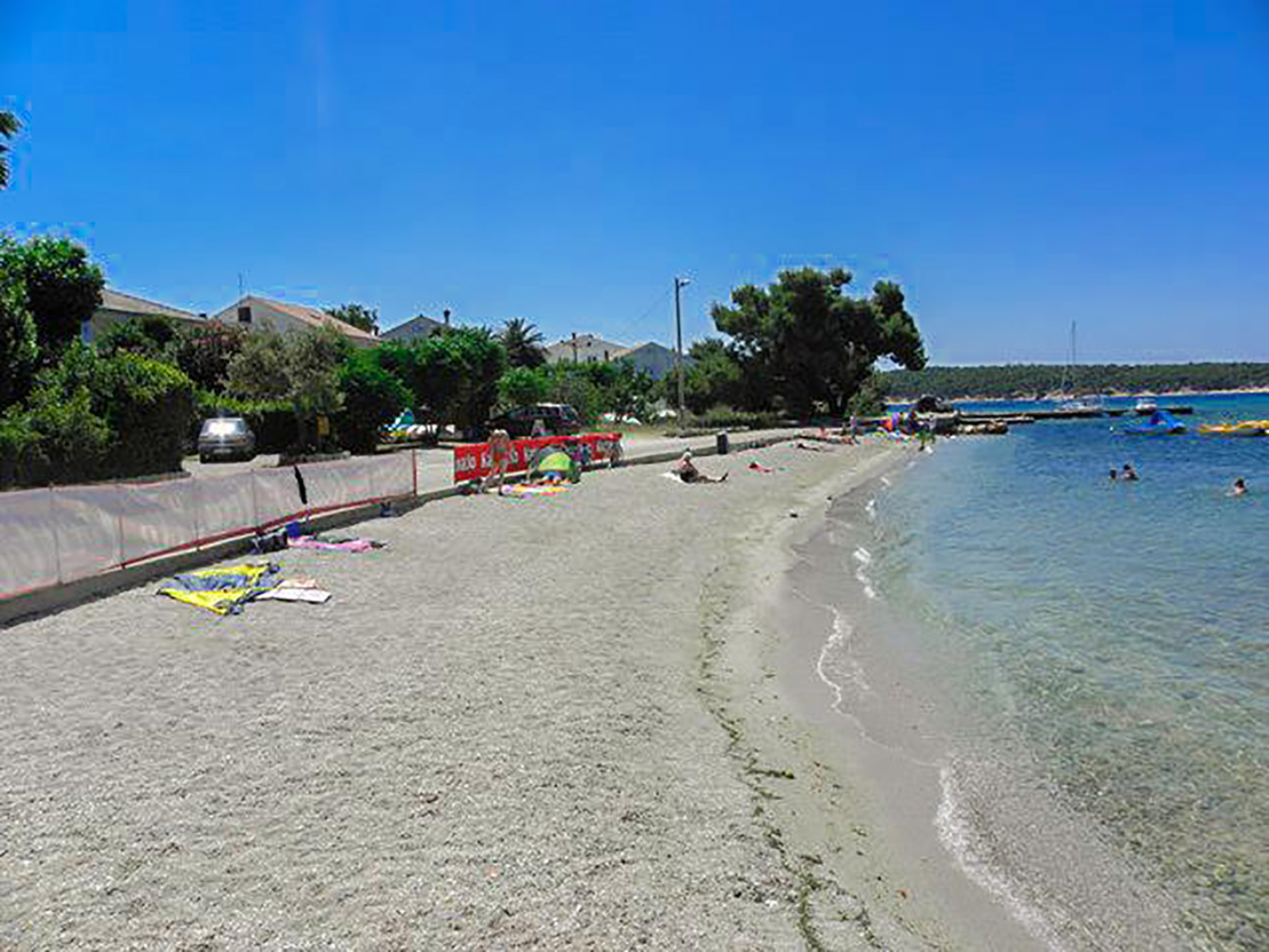 Strand Grci In Barbat Insel Rab Kroatide √