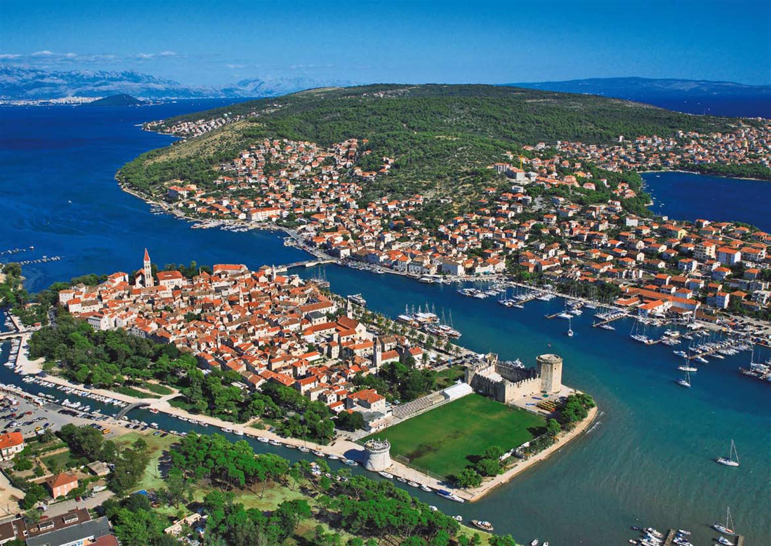 Trogir Kroatien Karte